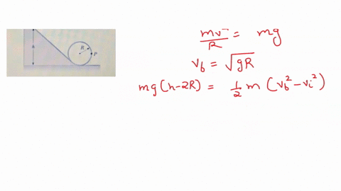 a-solid-sphere-of-mass-m-and-radius-r-rolls-without-slipping-along-the-track-shown-in-figure-mathrmp-14066