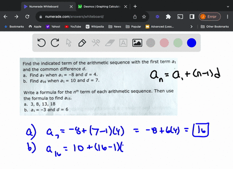 find-the-indicated-term-of-the-arithmetic-sequence-with-the-first-term-31-and-the-common-difference-d-find-a7-when-a1-8-and-d-4_-b-find-a16-when-1-10-and-d-7-write-a-formula-for-the-nth-term-06694