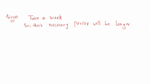 a-researcher-thinks-that-if-knee-surgery-patients-go-to-physical-therapy-twice-a-week-instead-of-3-times-their-recovery-period-will-be-longer-average-recovery-times-for-knee-surgery-patients-05308