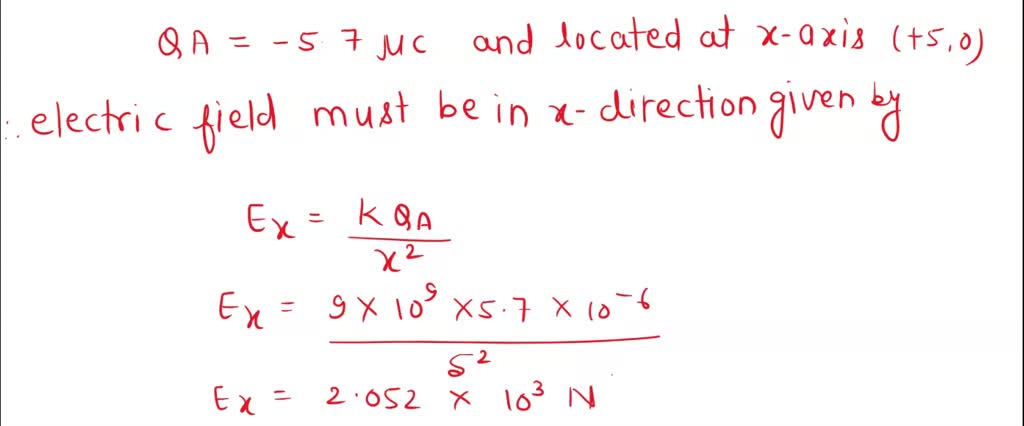 Solved: For Point Charge -2.6 µc And Point Charge 6.7 µc Located At The 