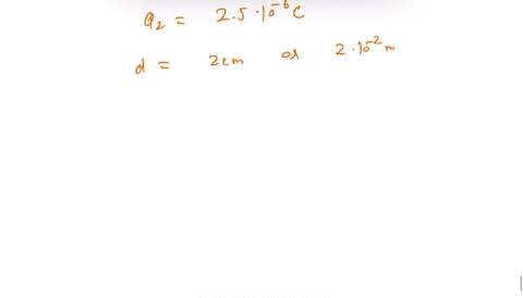 two-point-charges-q1-ix10-6c-and-q2-25x10-6c-are-separated-by-a-distance-of-2-cm_-what-is-the-electrical-field-strength-due-to-charge-1at-the-location-of-charge-2-select-one-440-x-106-njc-56-28278