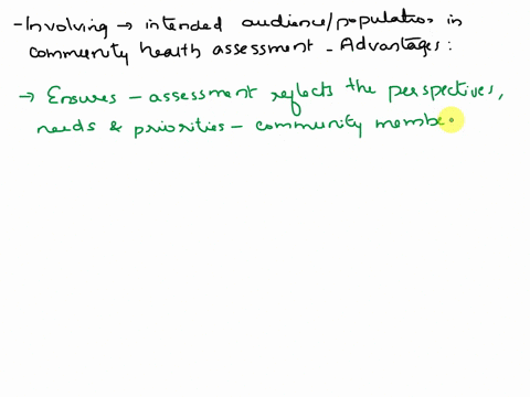 what-are-the-advantages-and-disadvantages-of-involving-the-intended-audience-or-population-in-the-community-health-assessment-15737