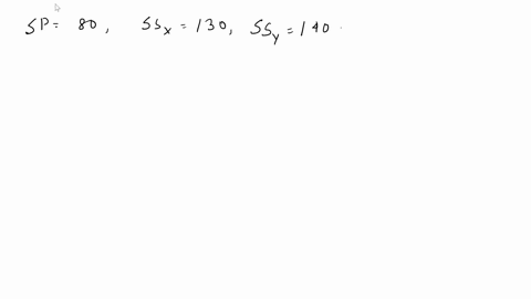 1-a-researcher-is-calculating-the-pearson-correlation-between-height-x-and-weight-y-for-a-sample-of-10-year-olds-she-finds-sp-80-ssx-130-and-ssy-140-what-is-the-correlation-coefficient-a-059-28445