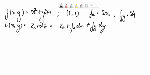 tpja-j-4-find-the-linearization-of-f-xy-and-use-it-to-estimate-the-function-value-use-ilxy-z0-dz-zo-pf-dr-zo-fxdx-fydy-1-a-write-the-linearization-lxy-of-the-function-2-fxy-x2-2y2-1-at-the-p-30738