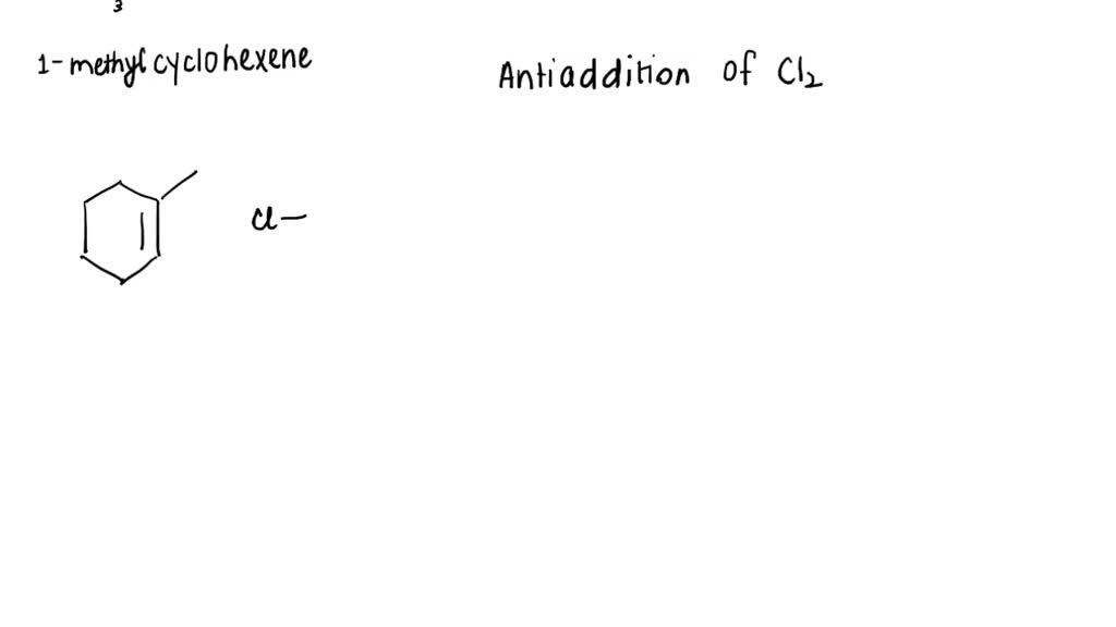 SOLVED: What is the major product of the following reaction? Clz 1,2 ...