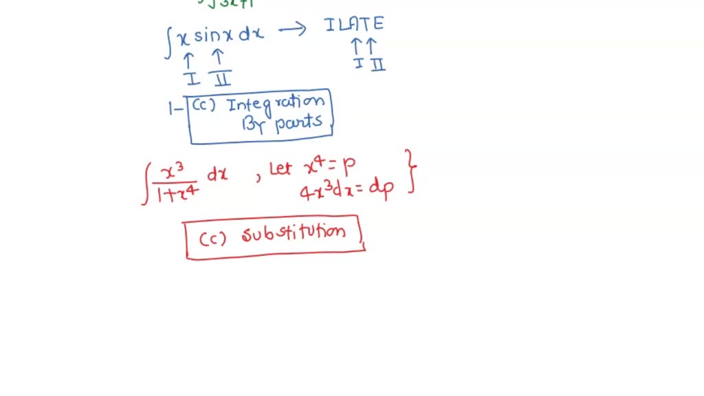 SOLVED: Point) For Each Of The Following Integrals; Indicate Whether ...