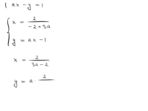 6-a-determine-the-solution-of-beginarrayr-2-x3-y5-a-x-y1-endarray-in-terms-of-a-b-for-which-values-of-a-are-there-no-solutions-exactly-one-solution-and-infinitely-many-solutions