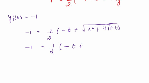 a-verify-that-both-y1t-1-t-and-y2t-t24-are-solutions-of-the-initial-value-problem-y-t-t2-4y122-y2-1-where-are-these-solutions-valid-b-explain-why-the-existence-of-two-solutions-of-the-given-14601