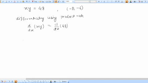 find-dyldx-by-implicit-differentiation-then-find-the-slope-of-the-graph-at-the-given-point-xy-48-8-at-8-6y-33434