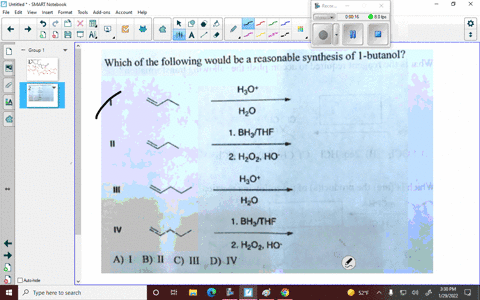 33-which-of-the-following-would-be-a-reasonable-synthesis-of-1-butanol-hot-hzo-bhythf-2-hzoz-ho-hgot-1-t-hzo-bh_thf-2-hhoz-ho-a-1-b-i-c-iii-d-iv-62914