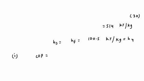 questions-15-1a-vapour-compression-refrigerator-uses-methyl-chloride-and-has-the-pressure-limits-of-119-knm2-and-567-knm2-at-the-beginning-of-com-pression-the-refrigerant-has-a-dryness-fract-70977
