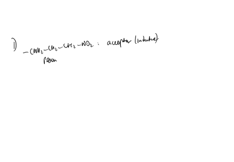 classify-the-following-substituents-according-to-whether-they-are-electron-donors-or-electron-acceptors-relative-to-hydrogen-by-the-resonance-and-the-inductive-mechanisms-1-mathrmch_2-mathrmch_2-mat-6