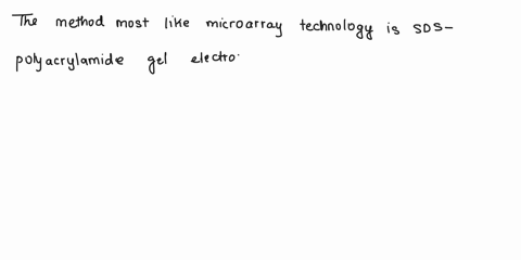 which-method-is-most-like-microarray-technology-a-gel-filtration-chromatography-b-ramachandranplotting-c-westernblotting-d-sds-polyacrylamide-gel-electrophoresis-e-sangerproteinsequencing-59381