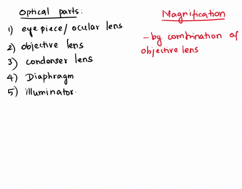 list-the-optical-parts-of-the-microscope-how-does-it-achieve-magnification-resolution-74981