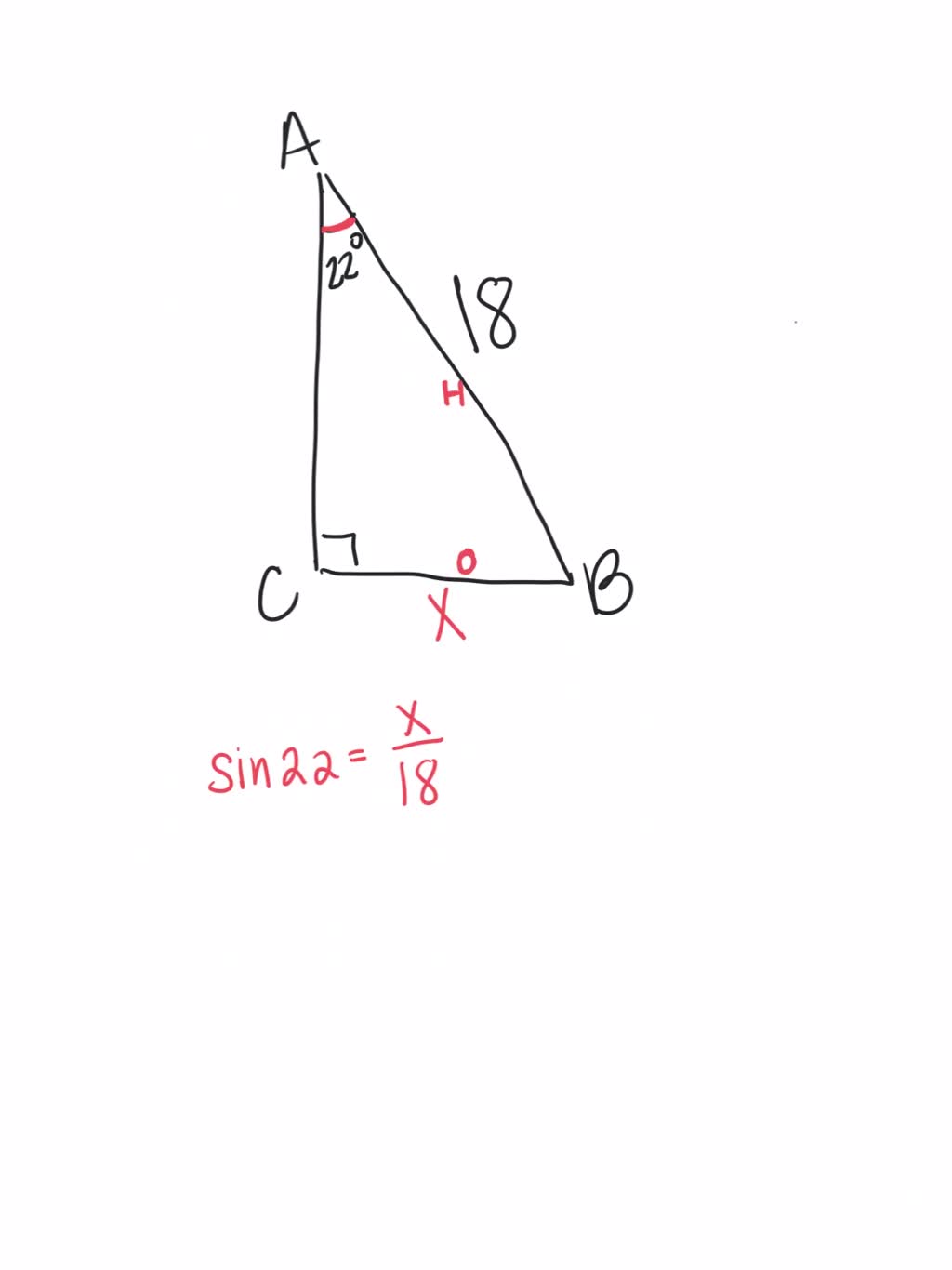 Solved Given Abc Is A Right Triangle With Right Angle C Ab18