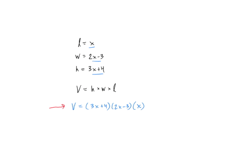 a-rectangular-prism-has-a-length-of-x-a-width-of-2x3-and-a-height-of-3x4-which-expression-represents-the-volume-v-h-wl-of-the-rectangular-prism