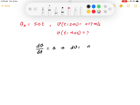 a-particles-acceleration-along-an-x-axis-is-a50-t-with-t-in-seconds-and-a-in-meters-per-second-squ-3-17506