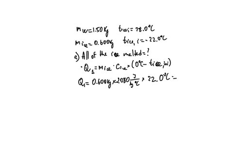 you-have-150kg-of-water-at-280c-in-an-insulated-container-of-negligible-mass-you-add-0600kg-of-ice-that-is-initially-at-220c-assume-that-no-heat-exchanges-with-the-surroundings-a-after-therm-48159