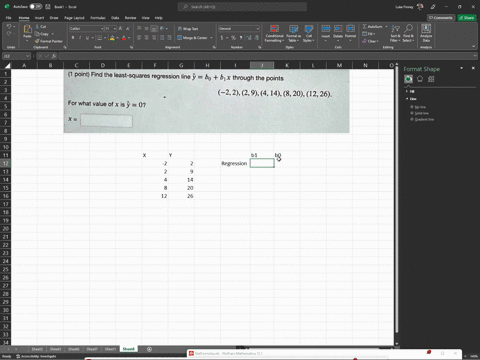 point-find-the-least-squares-regression-line-bo-bx-through-the-points-22294148201226-for-what-value-of-x-is-j-0-95772