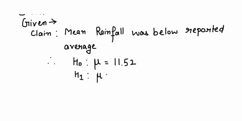 the-weather-underground-reported-that-the-mean-amount-of-summer-rainfall-for-the-northeastern-united-states-is-1152-inches-ten-cities-in-the-northeast-are-randomly-selected-and-the-mean-rain-62989