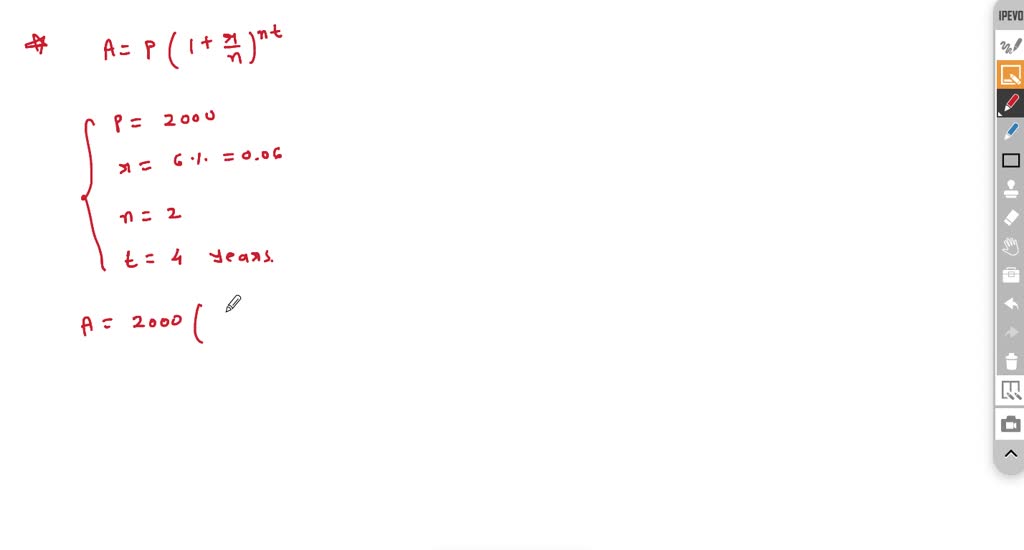 SOLVED On Melissa's 6th birthday, she gets a 2000 CD that earns 6