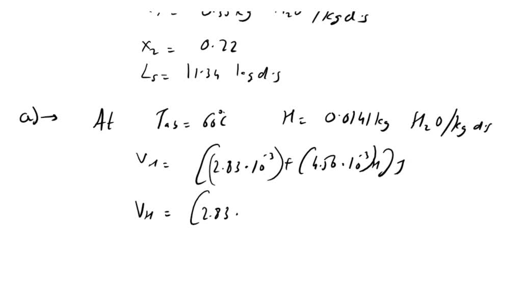 SOLVED: Example 3: A granular insoluble solid material wet with water ...