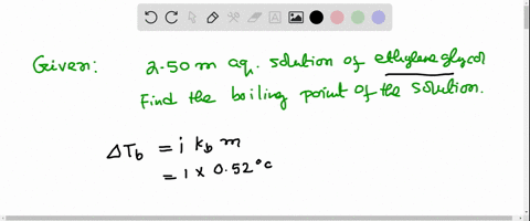 determine-the-new-boiling-point-of-an-aqueous-250-m-ethylene-glycolhoch2ch2oh-solution-the-kb-for-water-is-052-ckg-mol-assume-that-the-boiling-point-of-water-is10000c-54952