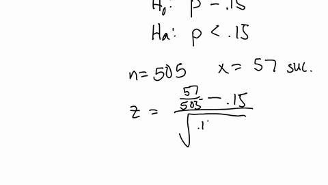 you-are-conducting-a-study-to-see-if-the-probability-of-catching-the-flu-this-year-is-significantly-less-than-015you-use-a-significance-level-of-005-hop015-hp015-you-obtain-a-sample-of-size-09683