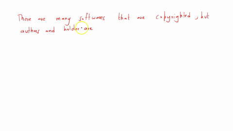 which-software-is-copyrighted-and-the-author-allows-for-free-use