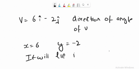 find-the-direction-angle-of-v-for-the-following-vector-v6i-2j-what-is-the-direction-angle-of-v-48897