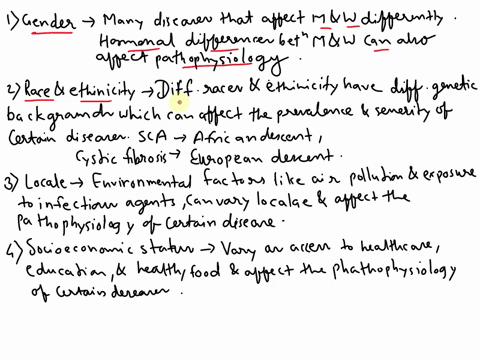 describe-the-relevance-of-gender-race-ethnicity-locale-and-socioeconomic-status-to-pathophysiology-89104