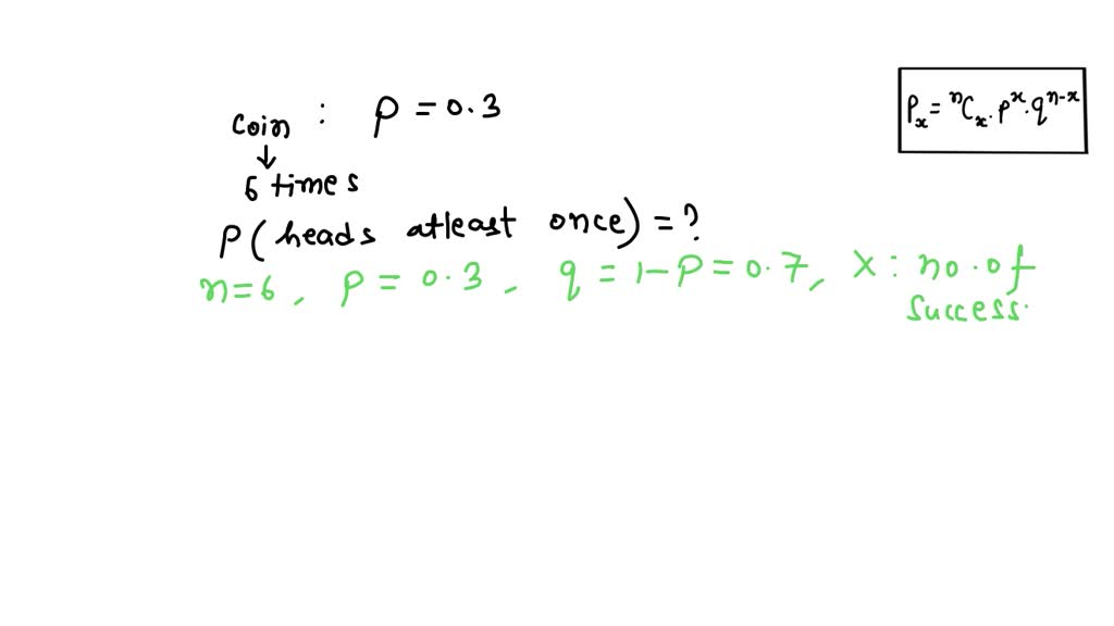 SOLVED One fair coin (505] flipped iimes How many are there