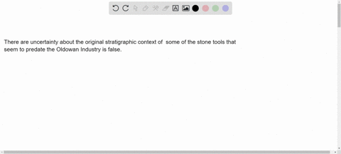 there-are-uncertainties-about-the-original-stratigraphic-context-of-some-of-the-stone-tools-that-seem-to-predate-the-oldowan-industry-true-false-35101