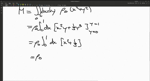 find-the-mass-and-center-of-the-square-lamina-with-vertices-0-01-00-1-and-1-1-if-the-density-is-proportional-to-the-square-of-the-distance-from-the-origin