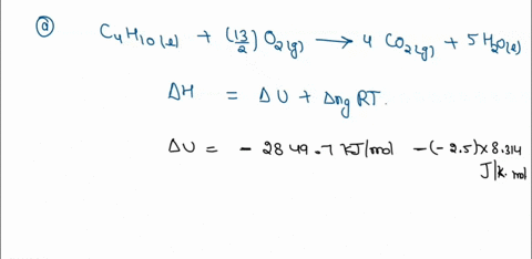 the-heat-of-combustion-of-liquid-isobutane-c4h10-is-28497-kjmol-at-1-atm-and-298-k-a-what-is-the-energy-of-combustion-at-1-atm-and-298-k-b-what-is-the-heat-of-formation-79863