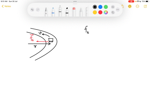 a-car-of-mass-kg-moves-around-a-circular-curve-of-radius-m-at-a-constant-speed-of-ms-the-curved-road-is-on-level-ground-because-the-car-does-not-slide-sideways-as-it-moves-it-is-static-frict-01409