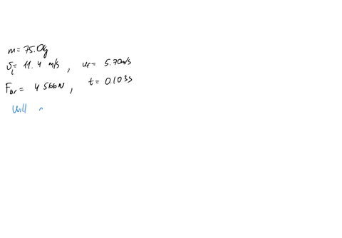 a-750-kg-ice-skater-moving-at-114-ms-crashes-into-a-stationary-skater-of-equal-mass-after-the-collision-the-two-skaters-move-as-a-unit-at-570-ms-suppose-the-average-force-a-skater-can-experi-19594