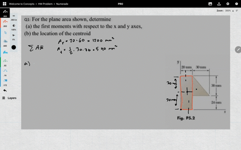 q1-for-the-plane-area-shown-determine-the-first-moments-with-respect-t0-the-and-axes_-the-location-of-the-centroid-omie-fig-p52-p55-17693