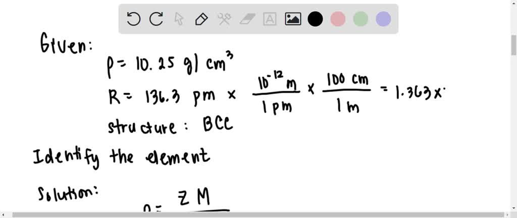 solved-a-mystery-element-with-a-radius-of-126-pm-crystallizes-in-a-bcc