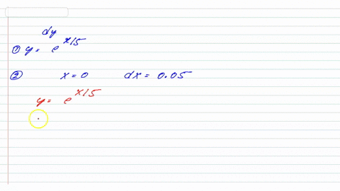 a-find-the-differential-dy-y-ex5-dy-b-evaluate-dy-for-the-given-values-of-x-and-dx-x-0_-dx-005-dy-61742