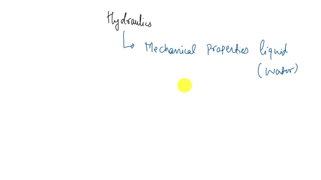 SOLVED Hydraulics is the branch of science that deals with what?