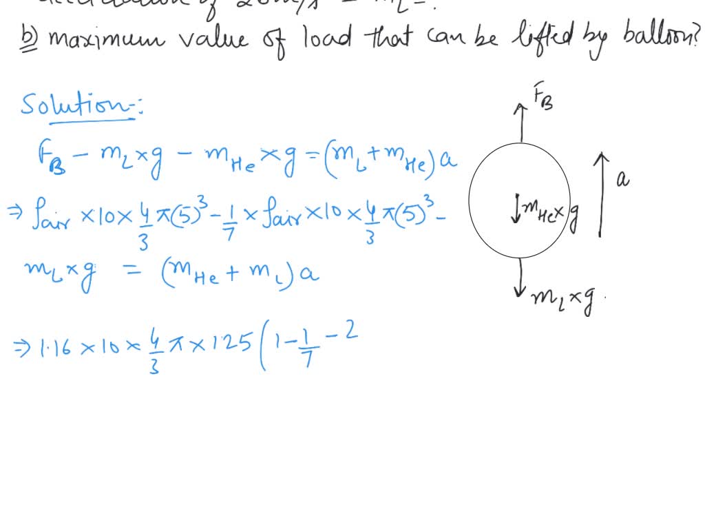 SOLVED Balloons are often filled with helium gas because it weighs