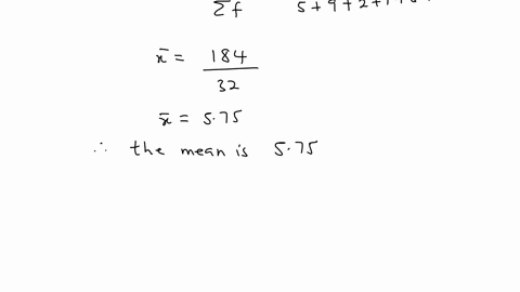 find-the-mean-median-and-mode-for-the-following-frequency-distribution-x-f-3-5-4-9-5-2-6-1-7-8-8-2-9-5
