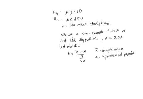 the-student-academic-group-on-a-college-campus-claims-that-freshman-students-study-at-least-25-hours-per-day-on-average-one-introduction-to-statistics-class-was-skeptical-the-class-took-a-ra-08366