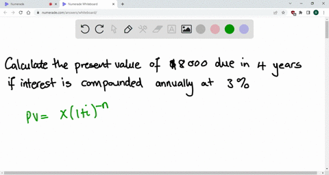 calculate-the-present-value-of-8000-due-in-4-years-if-interest-is-compounded-annually-at-3-1-mark-69666