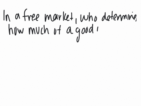 in-a-free-market-who-determines-how-much-of-a-good-will-be-sold-and-the-price-at-which-it-is-sold-a-suppliers-and-demanders-together-b-demanders-c-the-government-d-suppliers
