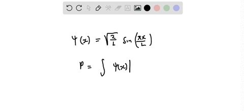 a-particle-is-known-to-be-in-the-second-excited-state-of-an-infinite-square-well-with-length-l-calculate-the-probability-that-this-particle-will-be-found-in-the-middle-half-of-the-well-that-50578