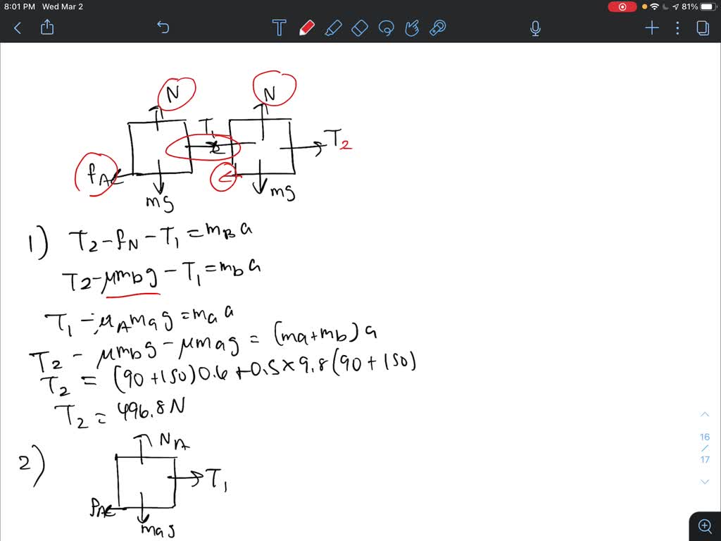 SOLVED Problem 2 The sled dog in figure drags sleds A and B across