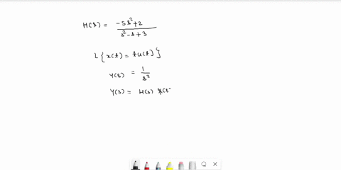 a-continuous-time-lincar-system-is-described-by-the-transfer-function-given-below-ys-hs-xs-53-where-xt-is-the-input-and-yt-is-the-output-of-the-system-compute-the-response-yt-for-all-120-whe-58308