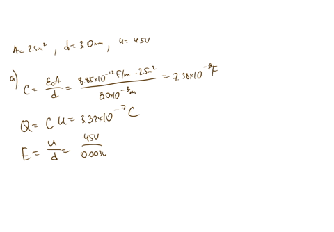 1-15-points-parallel-plate-capacitor-with-plate-area-a-2sm-and-plate-separation-d-3omm-is-connected-to-a-4sv-battery-shown-as-the-figure-below-a-8-pts-determine-the-charge-on-the-capacitor-t-26031